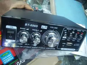 Portable 12v/ 220v Hifi Audio Stereo Amplifier With Bluetooth Fm