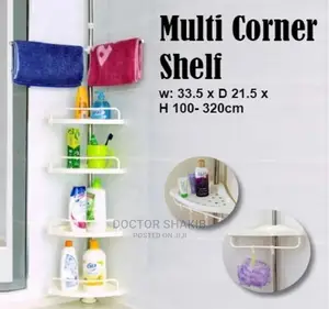 4 Layer Multicorner Shelf Bathroom Rack Organizer