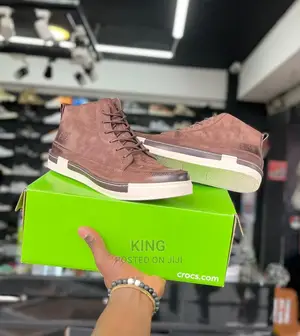 Gray Timberland Leather Boot