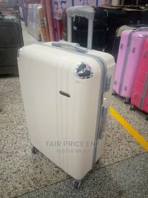 Classy Plastic Suitcase.Large.( Gold)