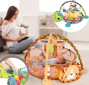 3 in 1 Baby Play Mat Kids Rug Educational Puzzle Carpet Lion