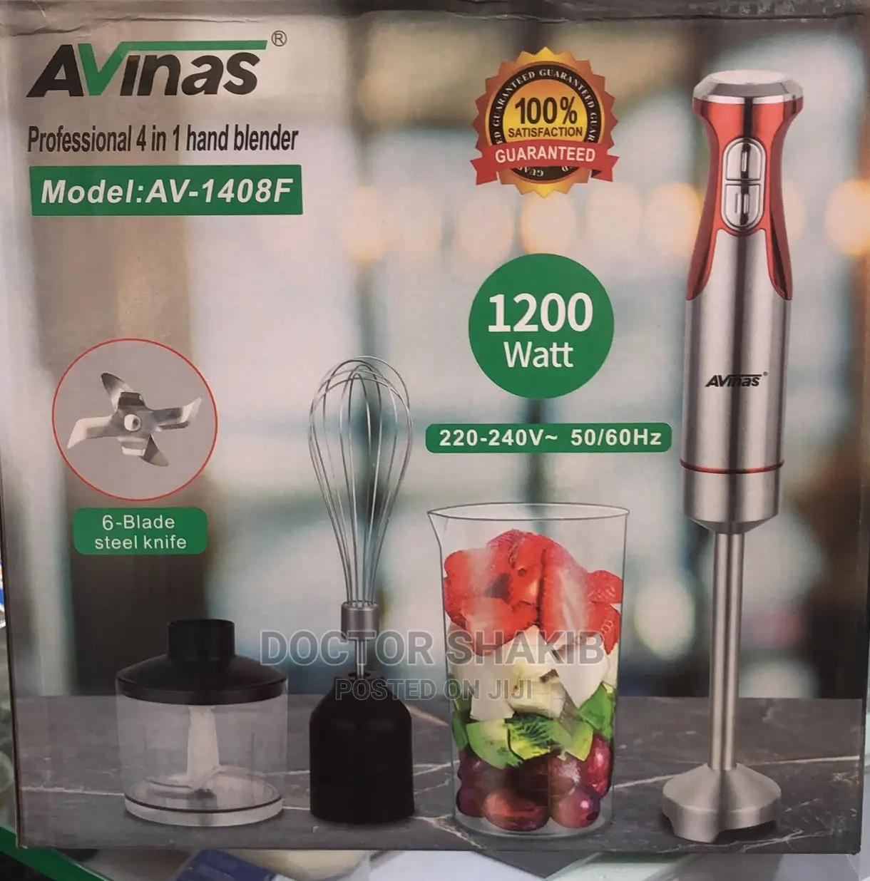 Avinas Professional 4 in 1 Hand Blender