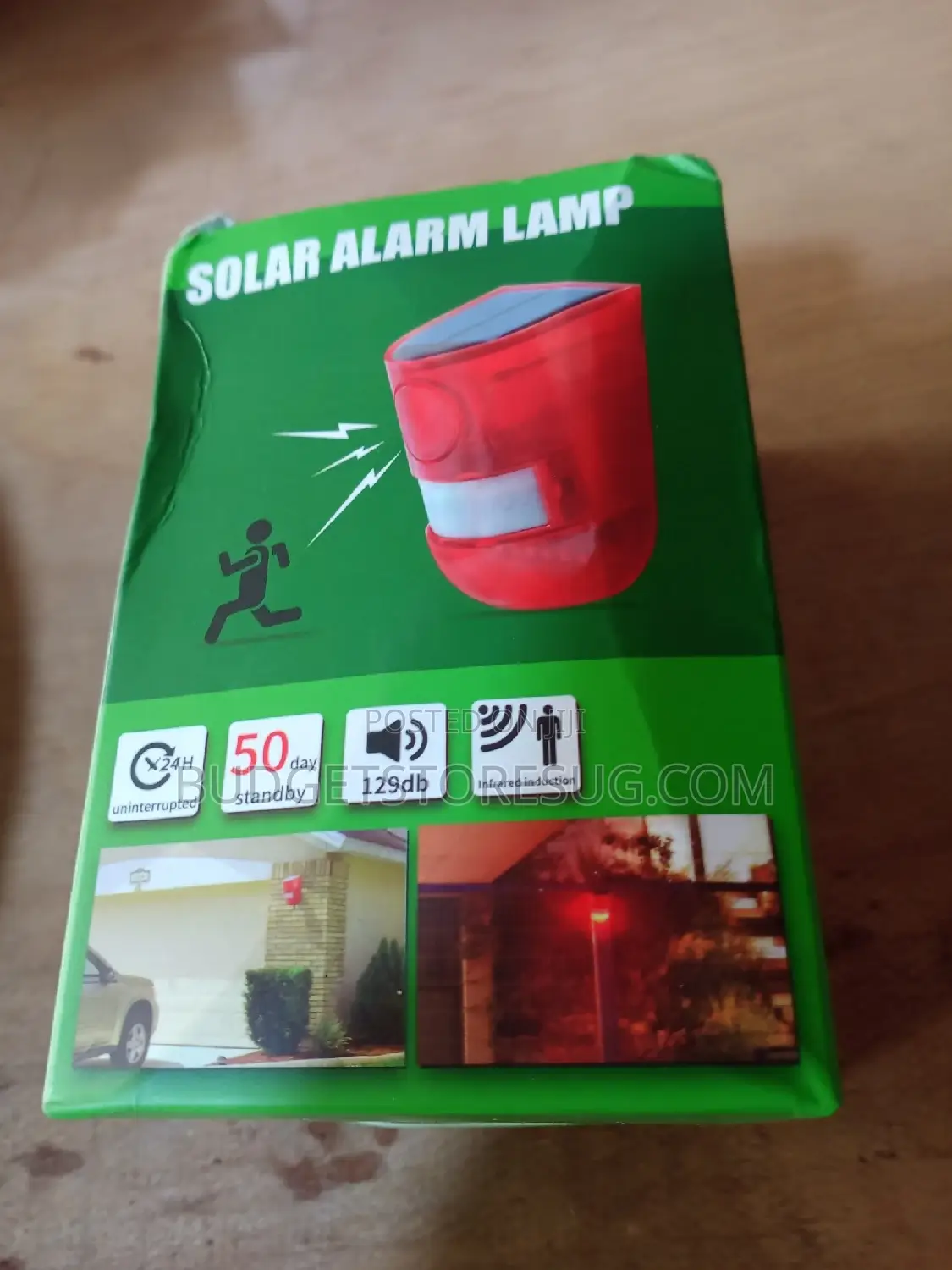 Battery Solar Powered Wireless Alarm