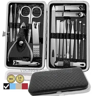 Manicure Nail Care Pedicure Kit-19 in 1 Grooming Kits,