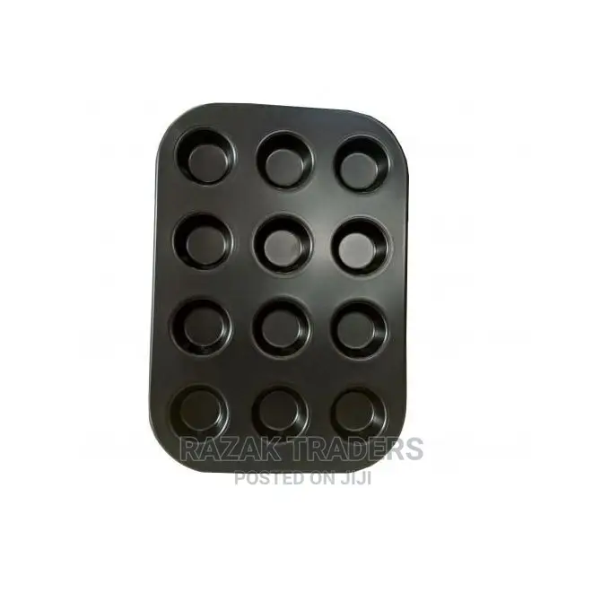 12 Holes Non-Stick Baking Tray/Mold for Cookies,Cakes