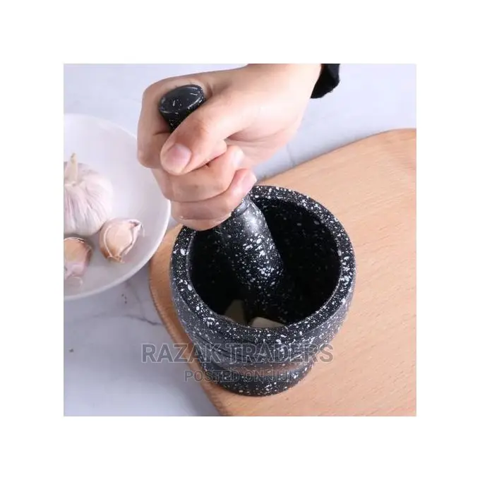 Granite Garlic Grinder With Pestle