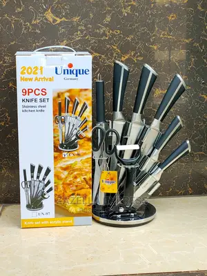 UNIQUE Knife Set of 9pcs High Quality German Strong Made