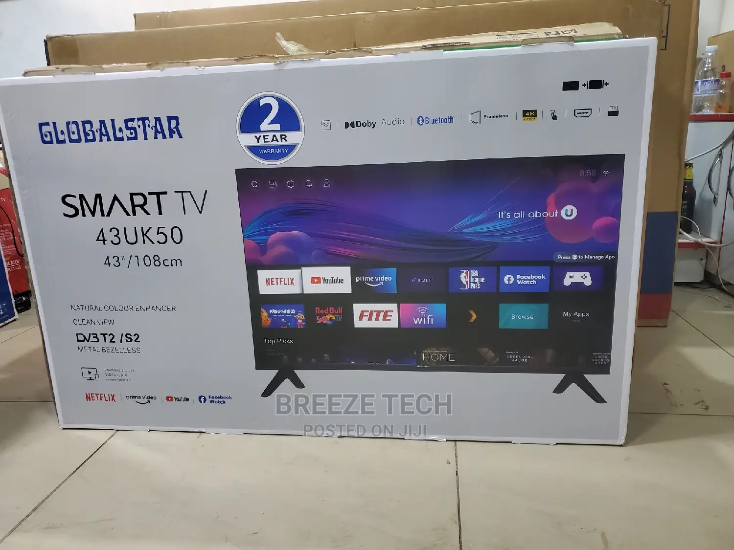 43" Smart Tv Globalstar