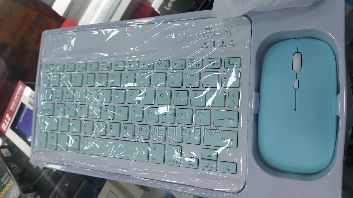 Bluetooth Wireless Rechargeable Keyboard and Mouse