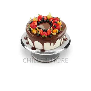 Stainless Steel Rotating Cake Turntable.