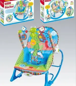 Green and Blue Baby Rocker