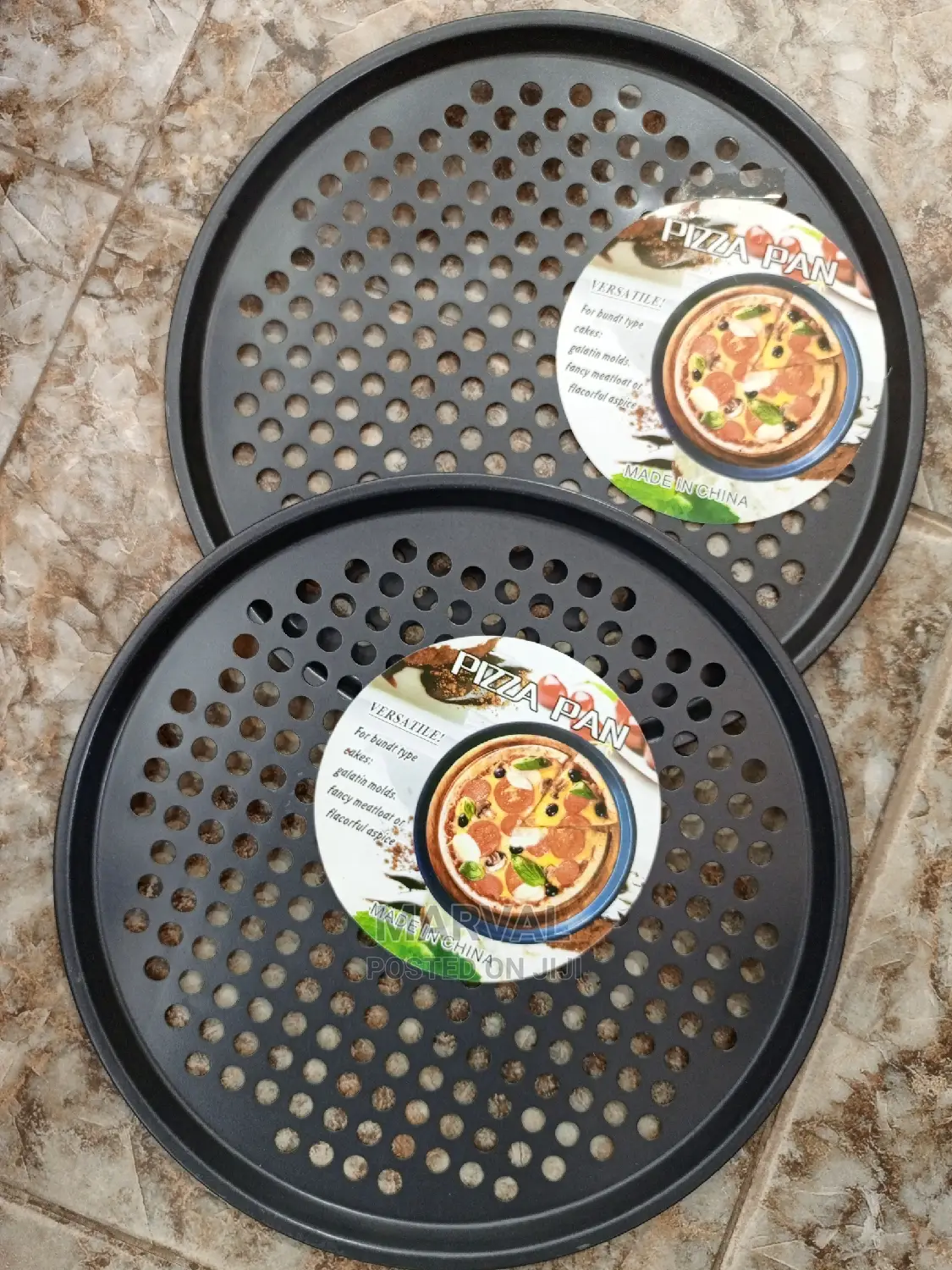 12inch /30.4cm Non Sticky Porous Pizza Pan( Apair)