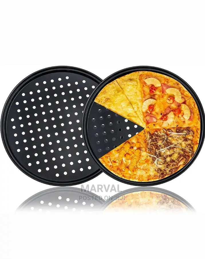 12inch /30.4cm Non Sticky Porous Pizza Pan( Apair)