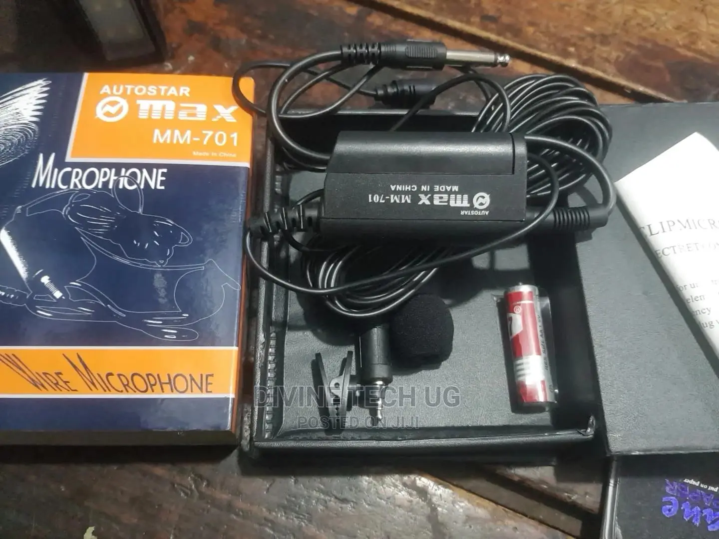 Universal Condenser Microphone With 6m Cable