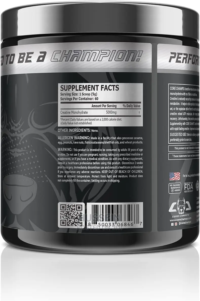 Core Champs Creatine 5000mg 60serv