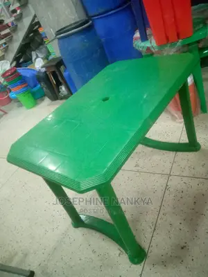 Rectangular Umbrella Table, Green