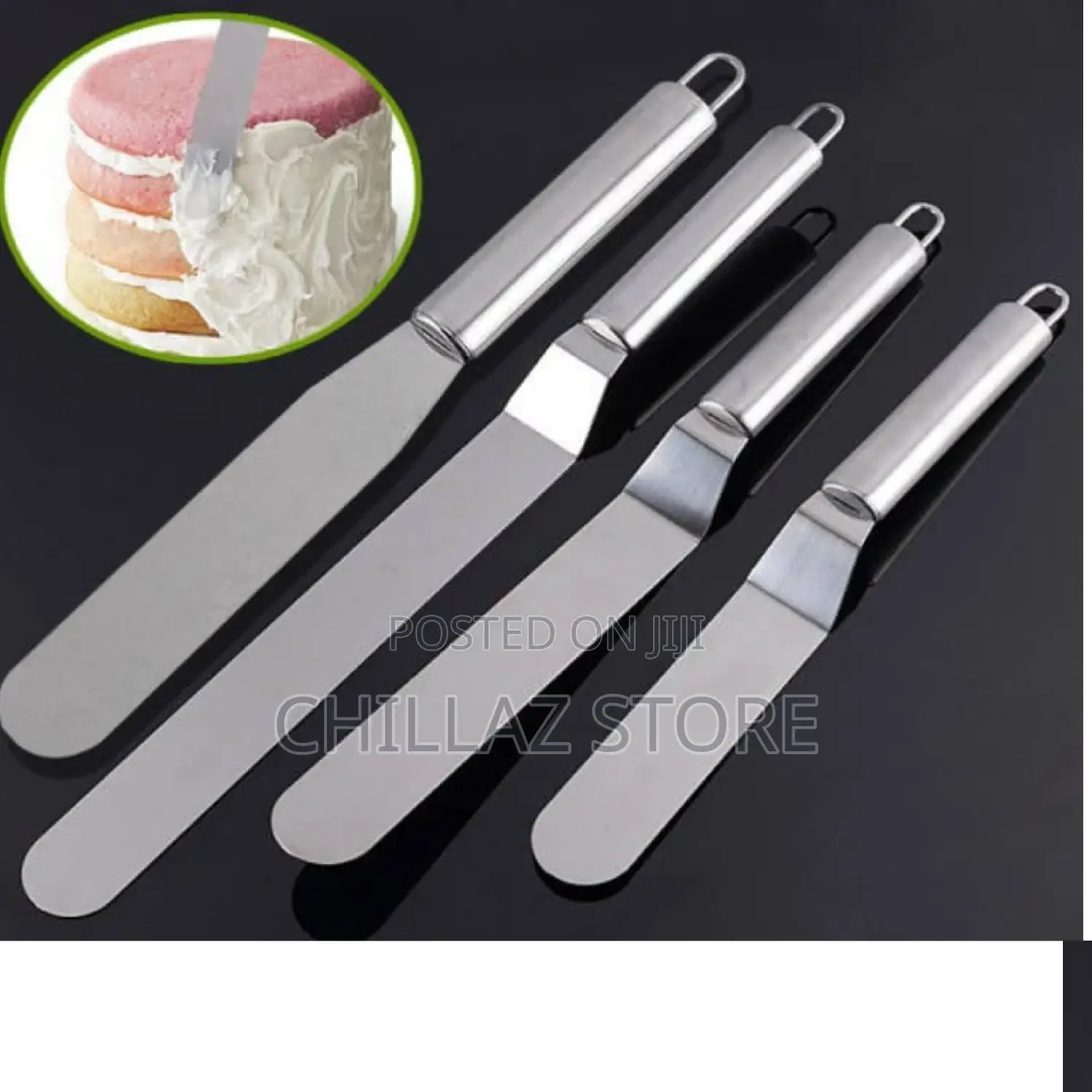 Stainless Steel Cake Icing Spatula.