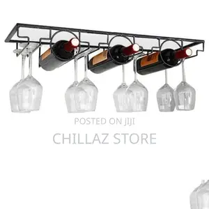 Wall Mounted Wine Bottle Rack.