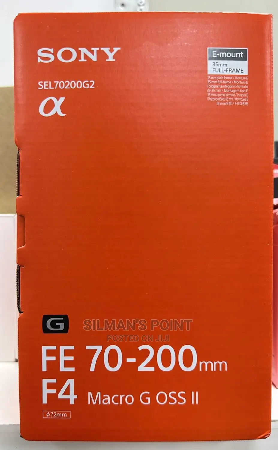 SONY Fe 70-200mm Lens