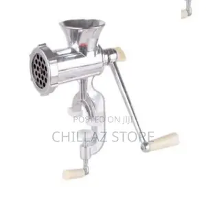 Stainless Steel Manual Meat Grinder.