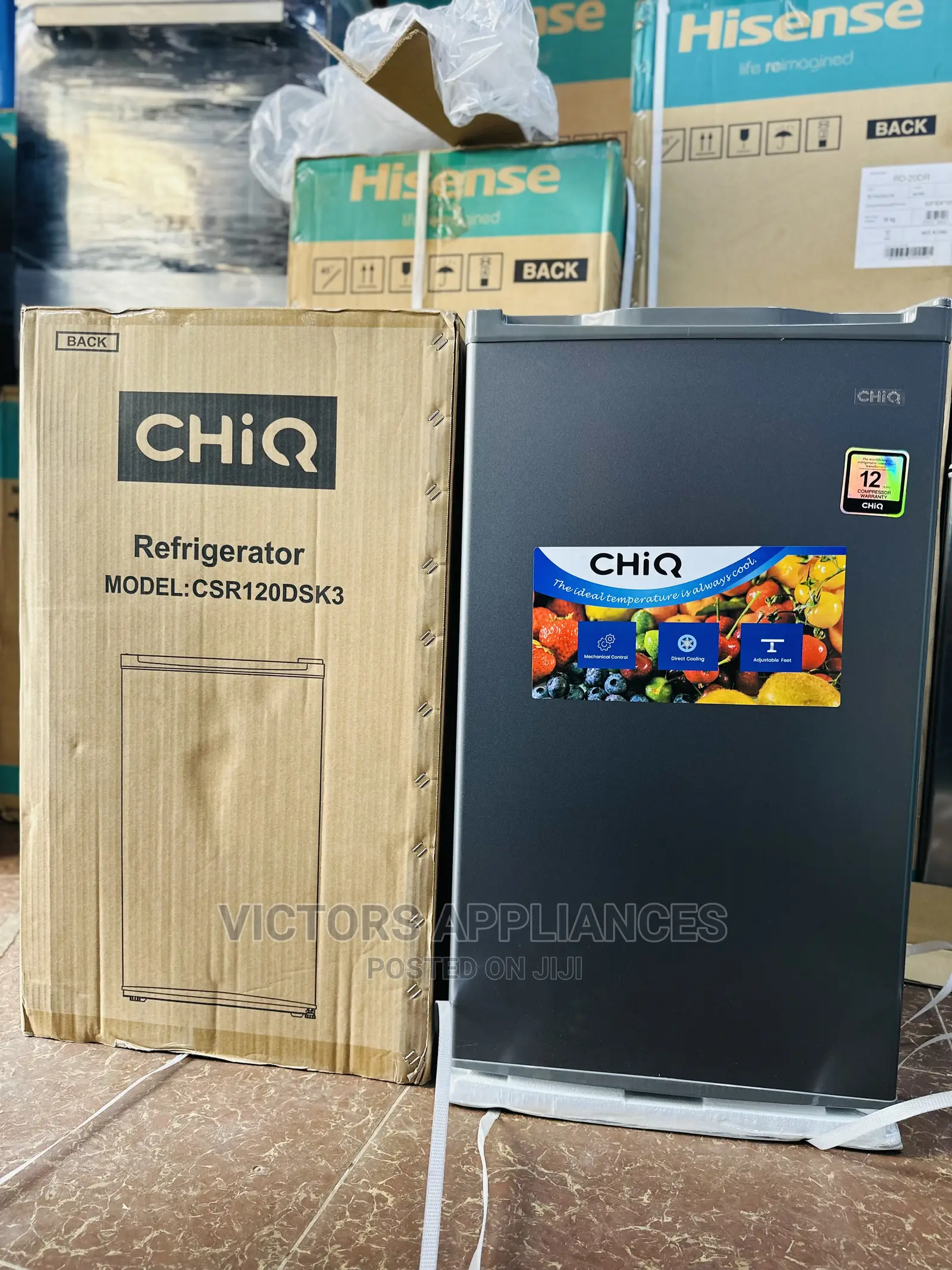 CHIQ 120L Single Door Refrigerator