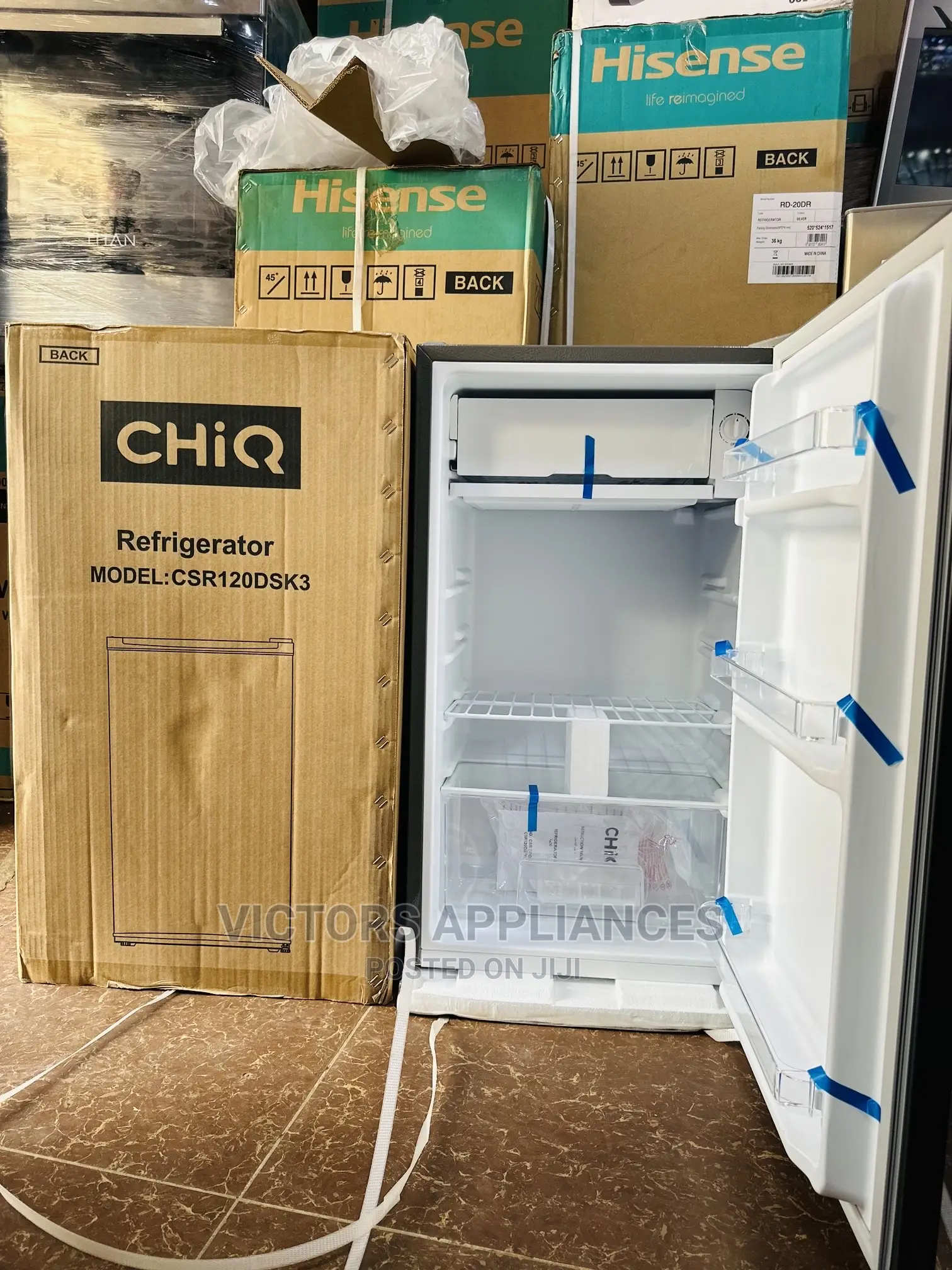 120L Chiq Single Door Refrigerator