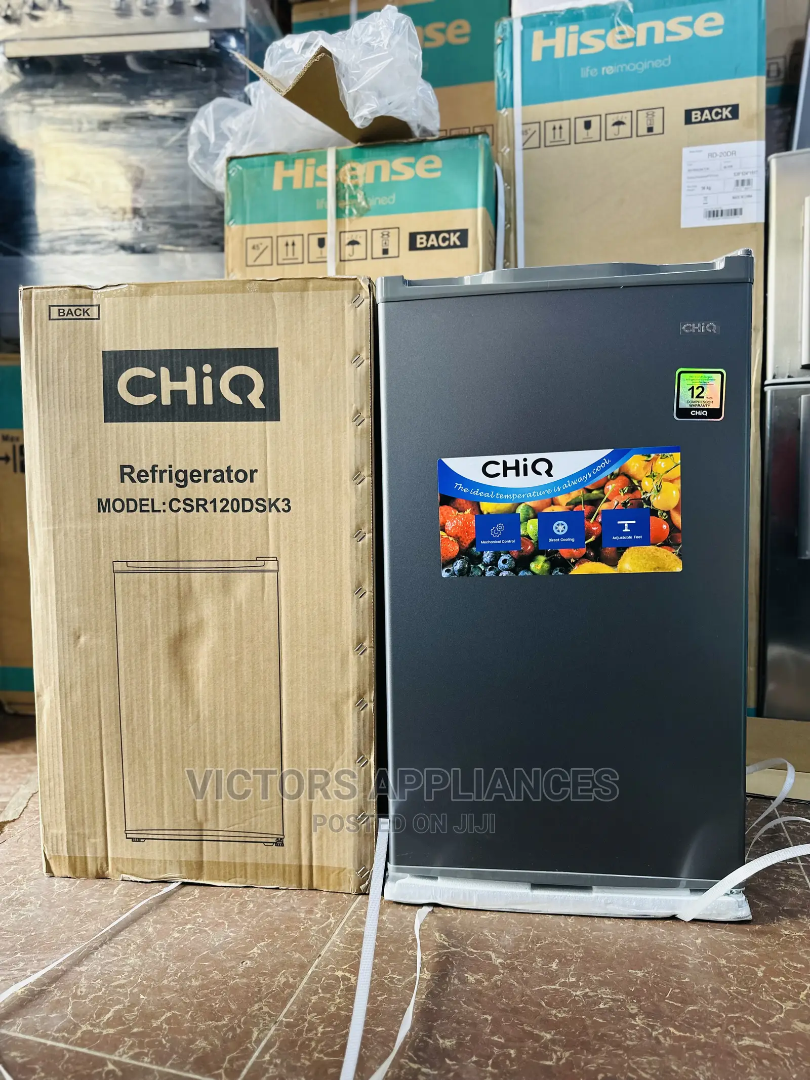 120L Chiq Single Door Refrigerator