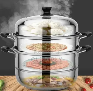 Modern Exquisite 3 Layer Stainless Steel Food Steamer