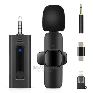 Single Wireless Lavalier Microphone Plug and Play Lapel Mic
