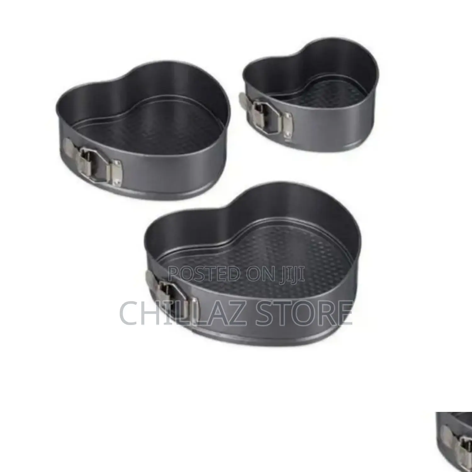 3 PCS Heart Shaped Mould Cake Pans