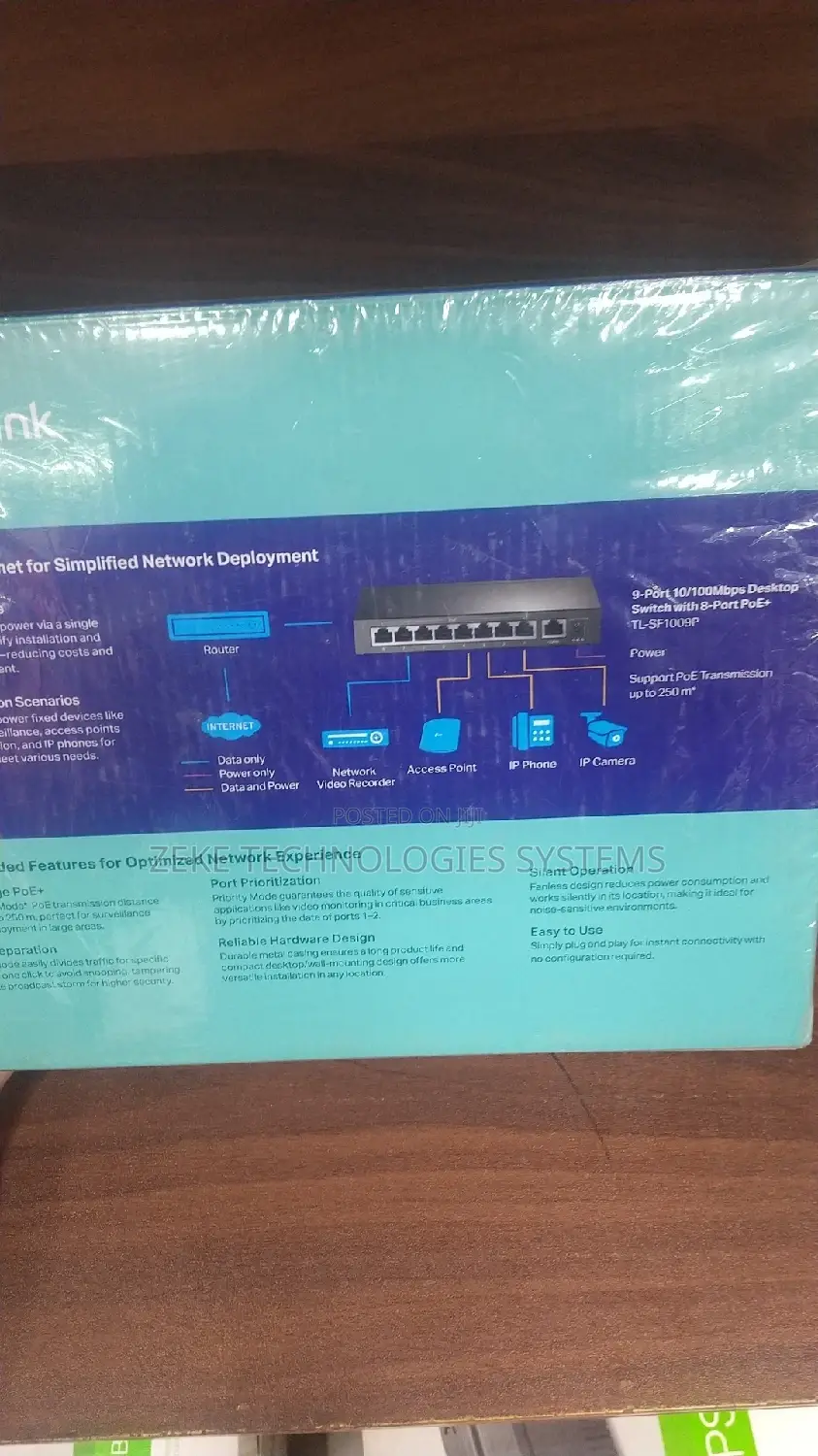 9 Port POE Switch