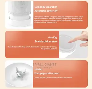 Portable Wireless Charging Personal Size Blender