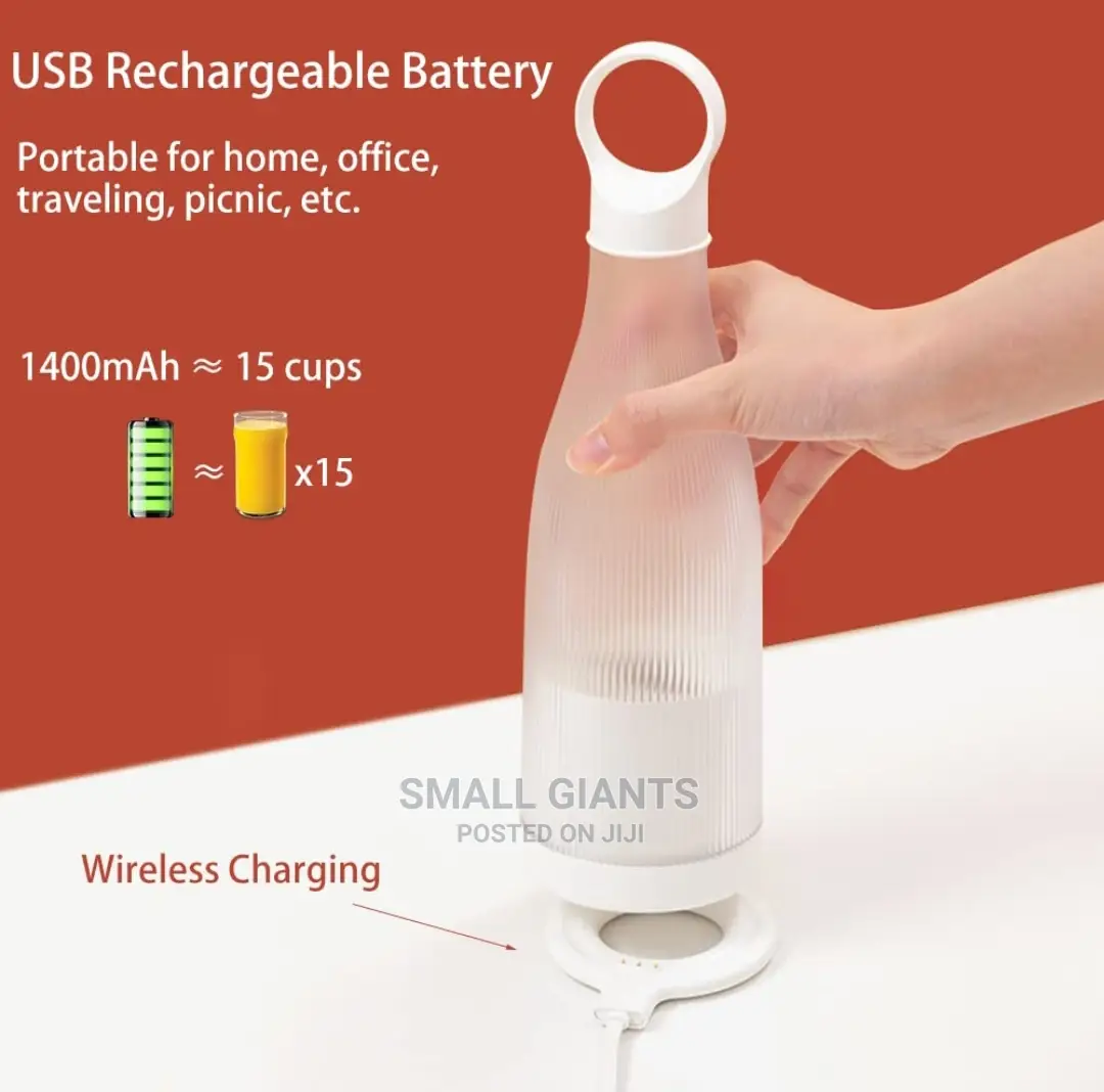 Portable Wireless Charging Personal Size Blender