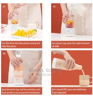 Portable Wireless Charging Personal Size Blender