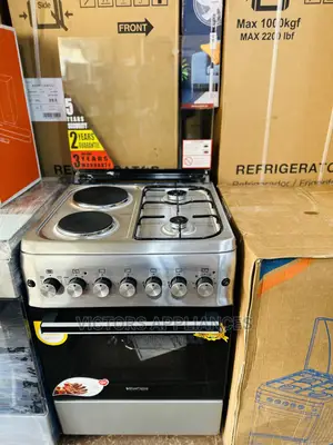 Blueflame Cooker 2gas 2electric 60x60cm Silver