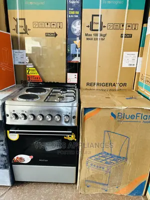 Blueflame Cooker 60x60cm 2+2 With Electric Oven