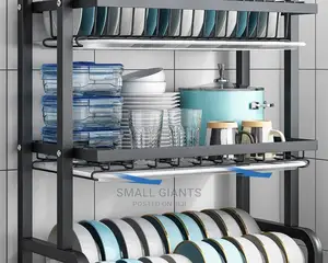 New Kitchen Storage Rack Countertop Dish Draining Rack