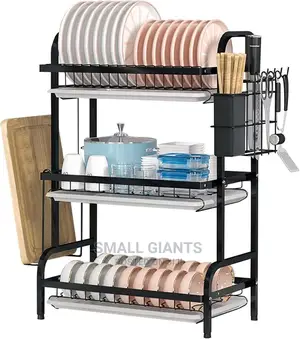 New Kitchen Storage Rack Countertop Dish Draining Rack
