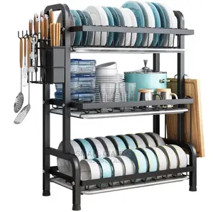 New Kitchen Storage Rack Countertop Dish Draining Rack