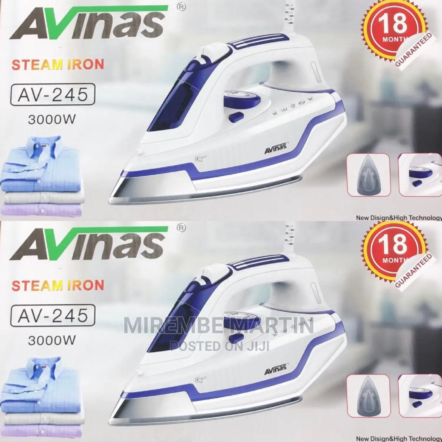Avinas Steam Iron
