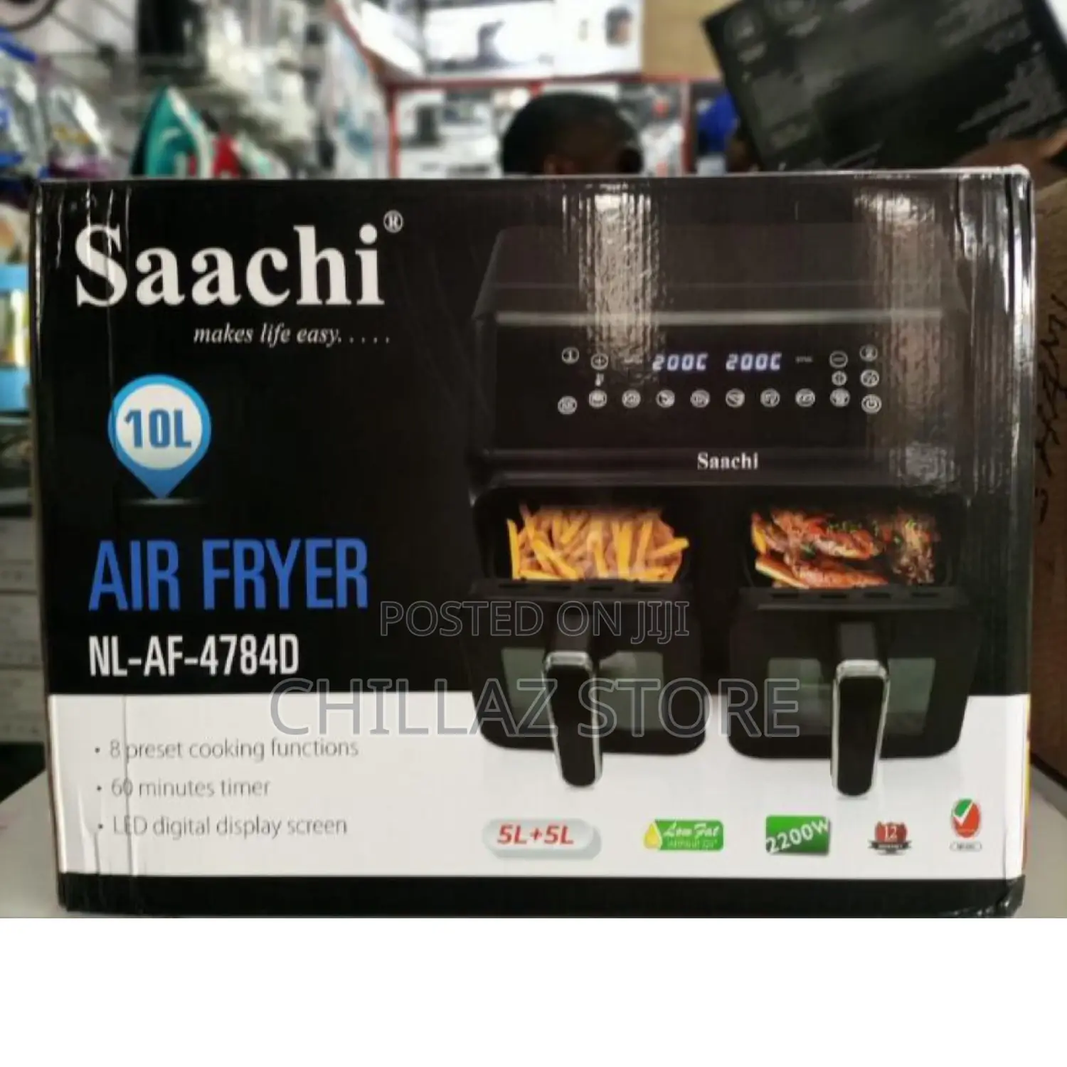 Saachi 10litres Double Air Fryer.