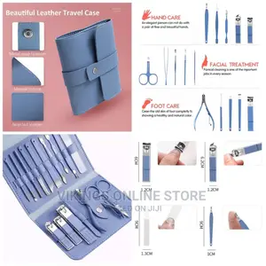 16pcs Manicure Set Nail Clippers Pedicure Kit Cutter