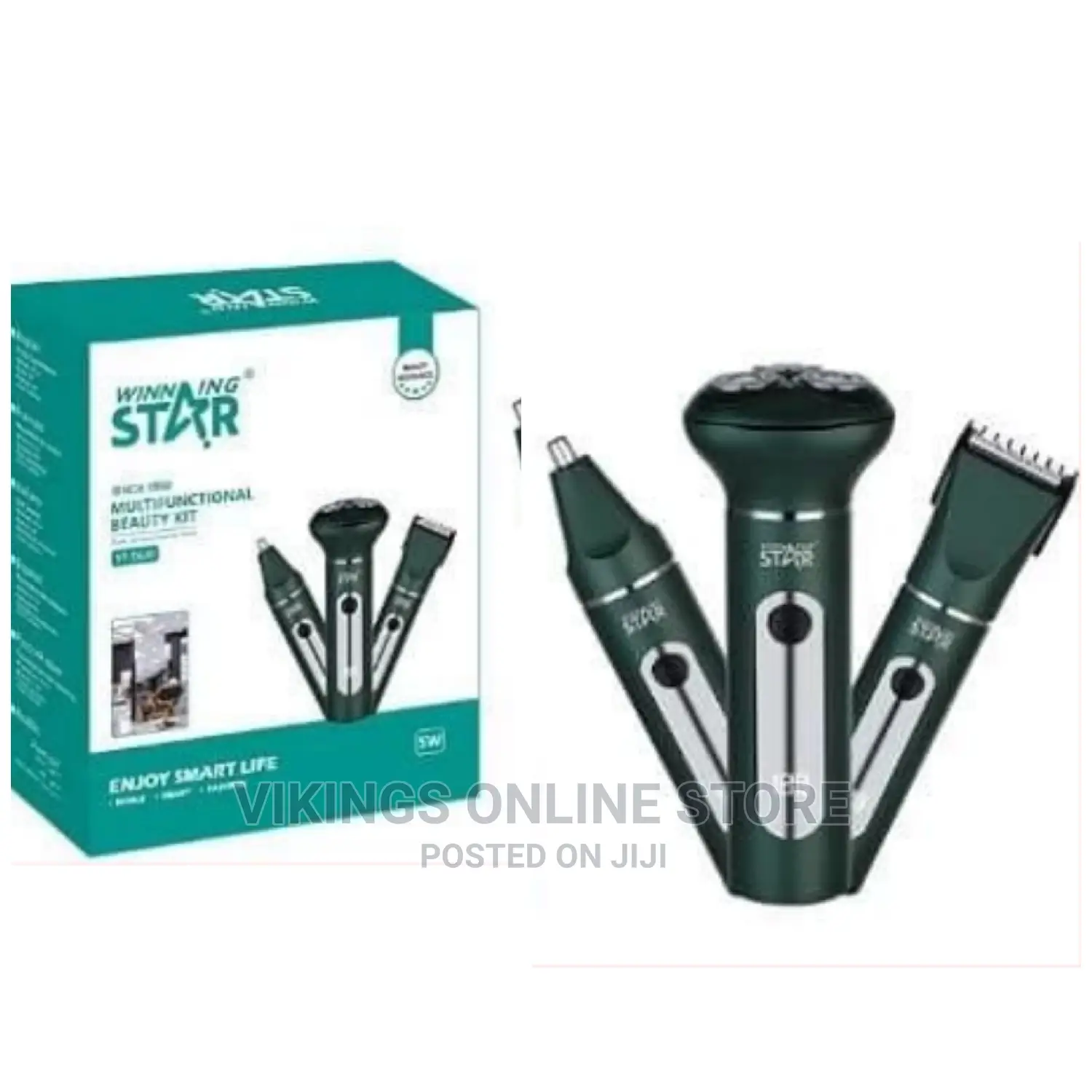 Winningstar 3 in-1 Rechargeable Hair Clipper Nose Trimmer
