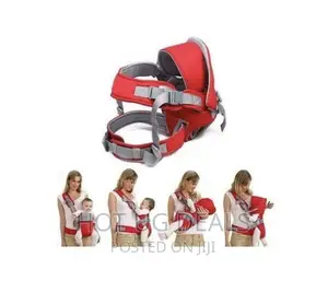 New Comfortable Baby Carrier With a Hood - Red