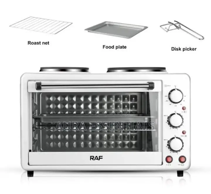 Original RAF 40L Mini Oven and Double Hot Plates