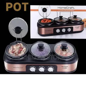 Electric Simmer Pots.