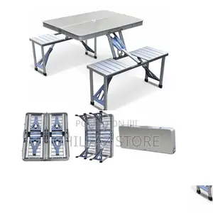 5in1 Aluminum Foldable Picnic Table Set.