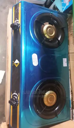 Double Gas Cooker With Automatic Ignition
