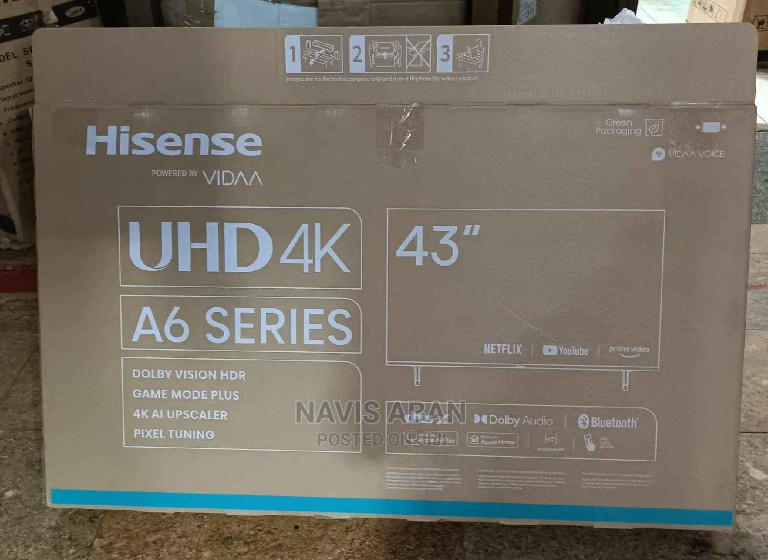 Hisense 43 Inches Smart Tv Uhd