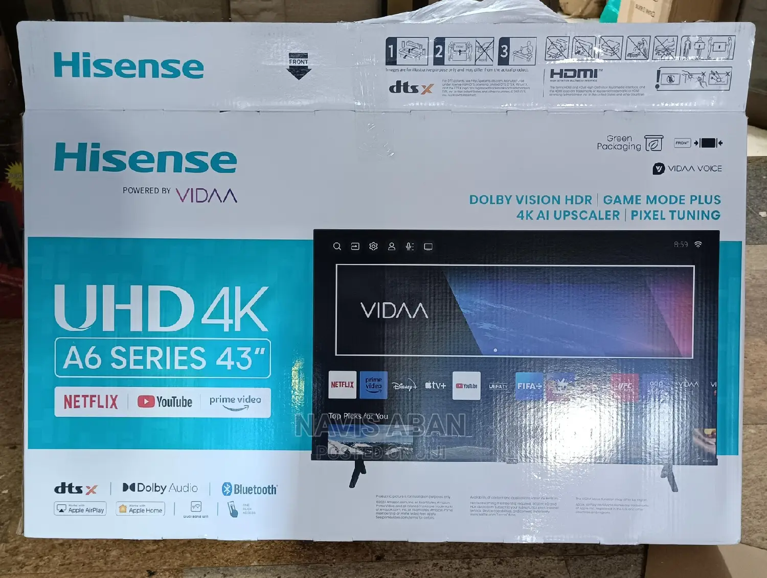 Hisense 43 Inches Smart Tv Uhd